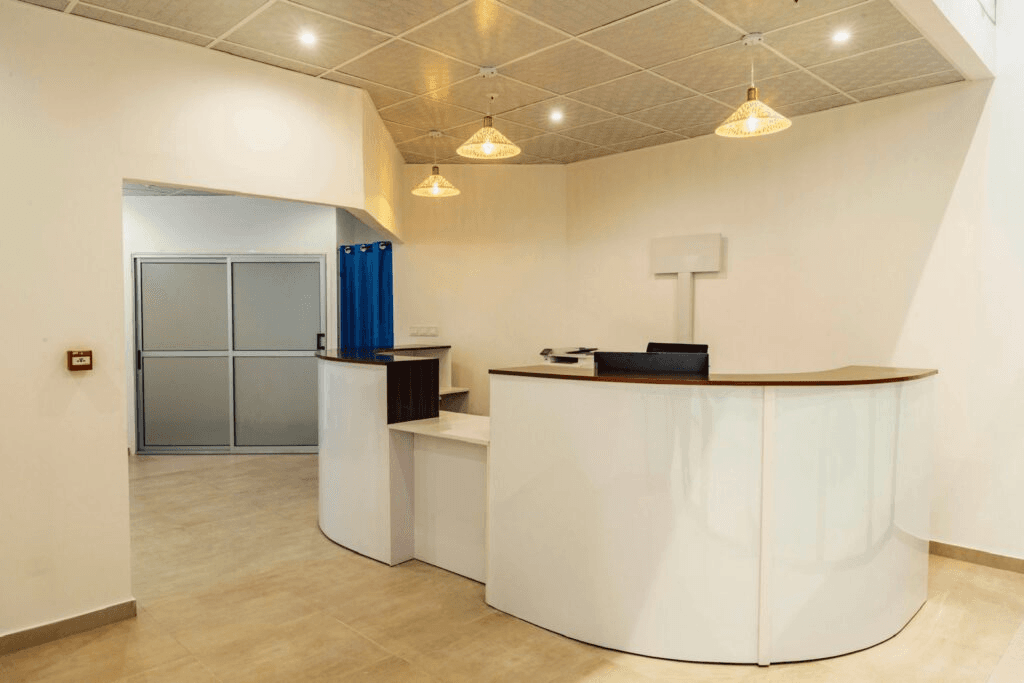 The front desk at Premier Health Centres